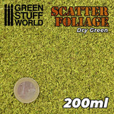 GSW Scatter Foliage - Dry Green - 200ml Flock Green Stuff World 