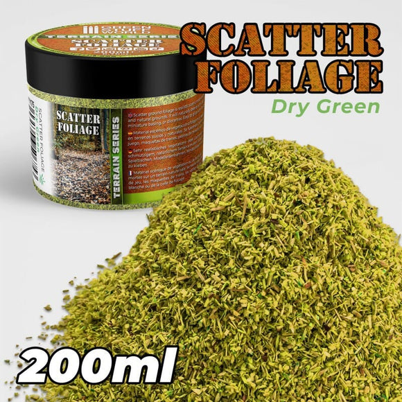 GSW Scatter Foliage - Dry Green - 200ml Flock Green Stuff World 