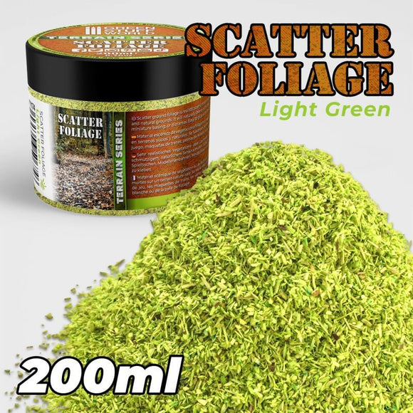 GSW Scatter Foliage - Light Green - 200ml Flock Green Stuff World 