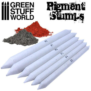 GSW Set 8x Pigment Blending Stumps GSW Hobby Green Stuff World 