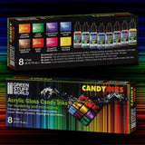 GSW Set x8 Acrylic Candy Ink Paints GSW Hobby Green Stuff World 