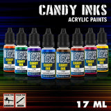 GSW Set x8 Acrylic Candy Ink Paints GSW Hobby Green Stuff World 