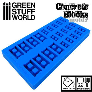 GSW Silicone molds - Concrete Bricks GSW Hobby Green Stuff World 