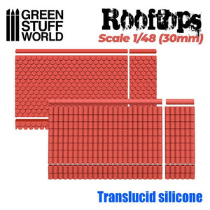 GSW Silicone Molds - Rooftops 1/48 (30mm) Moulds Green Stuff World 