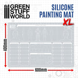 GSW Silicone Painting Mat 600x400mm Generic Green Stuff World 