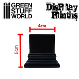 GSW Square Top Display Plinth 4x4 cm - Black GSW Hobby Green Stuff World 