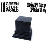 GSW Square Top Display Plinth 4x4 cm - Black GSW Hobby Green Stuff World 