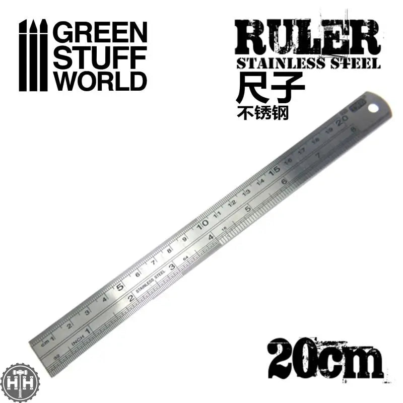 Metal Green Ruler HammerHouse | GSW Stainless Steel RULER by Green Stuff World at $4.50 ...