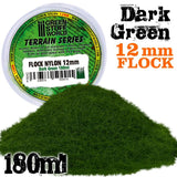 GSW Static Grass Flock 12mm - Grass Green - 180 ml GSW Hobby Green Stuff World 