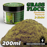 GSW Static Grass Flock 2-3mm - SAVANNA PASTURE - 200 ml Flock Green Stuff World 