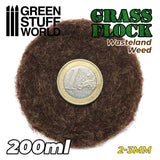 GSW Static Grass Flock 2-3mm - WASTELAND WEED - 200 ml Flock Green Stuff World 