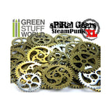 GSW SteamPunk SPIRAL GEARS & COGS Beads 85gr XL size GSW Hobby Green Stuff World 