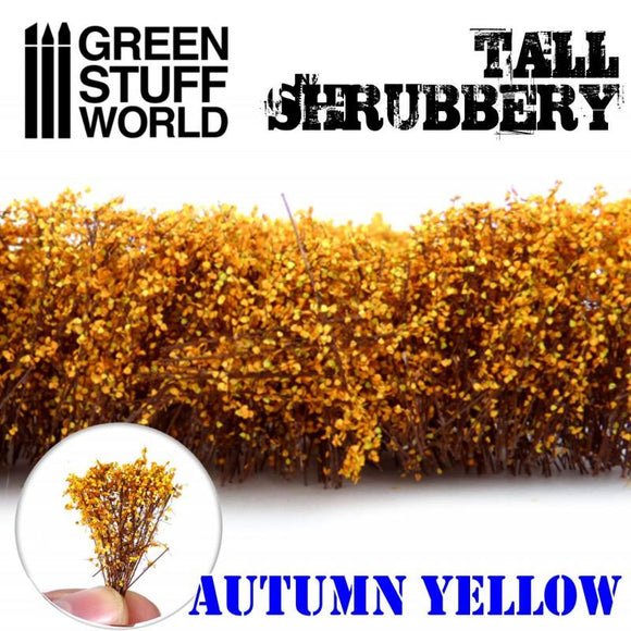 GSW Tall Shrubbery - Autumn Yellow GSW Hobby Green Stuff World 
