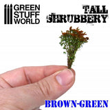 GSW Tall Shrubbery - Brown Green GSW Hobby Green Stuff World 