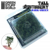 GSW Tall Shrubbery - Dark Green GSW Hobby Green Stuff World 
