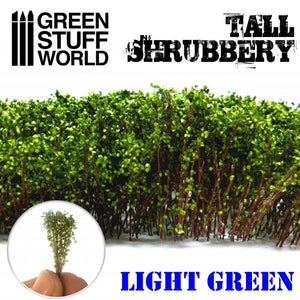 GSW Tall Shrubbery - Light Green GSW Hobby Green Stuff World 
