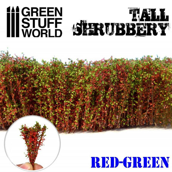GSW Tall Shrubbery - Red Green GSW Hobby Green Stuff World 