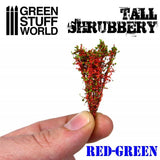 GSW Tall Shrubbery - Red Green GSW Hobby Green Stuff World 