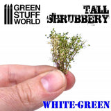 GSW Tall Shrubbery - White Green GSW Hobby Green Stuff World 