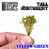GSW Tall Shrubbery - Yellow Green GSW Hobby Green Stuff World 