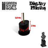 GSW Tapered Bust Plinth 2.5x2.5cm Black GSW Hobby Green Stuff World 