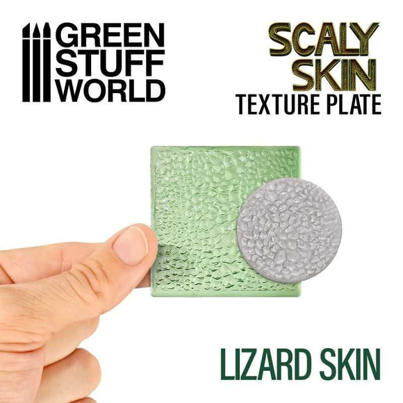 GSW Texture Plate - Lizard Skin Texture Plate Green Stuff World 