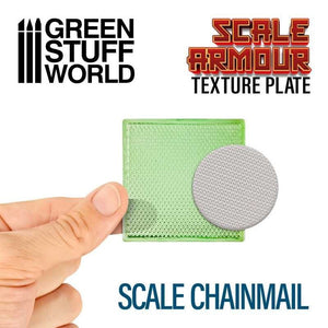 GSW Texture Plate - Scales Texture Plate Green Stuff World 
