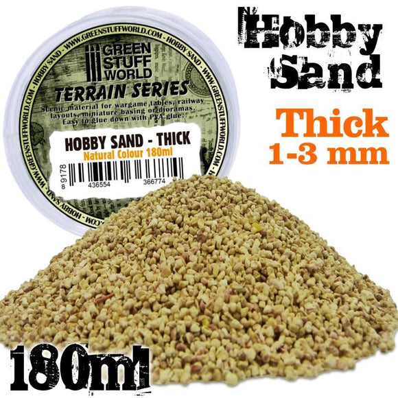 GSW Thick Hobby Sand 180ml - Natural GSW Hobby Green Stuff World 