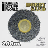 GSW Thin Hobby Sand - Dark Grey 200ml Basing Green Stuff World 