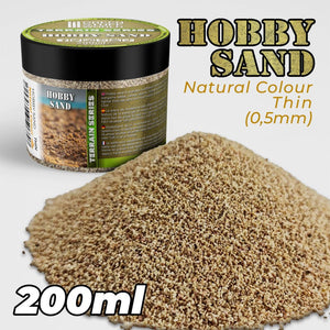 GSW Thin Hobby Sand - Natural 200ml Basing Green Stuff World 