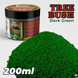 GSW Tree Bush Clump Foliage - Dark Green - 200ml Flock Green Stuff World 