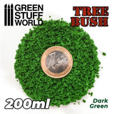 GSW Tree Bush Clump Foliage - Dark Green - 200ml Flock Green Stuff World 