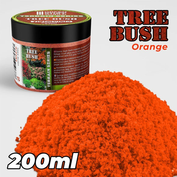 GSW Tree Bush Clump Foliage - Orange - 200ml Flock Green Stuff World 