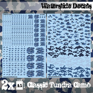 GSW Waterslide Decals - Classic Tundra Camo GSW Hobby Green Stuff World 