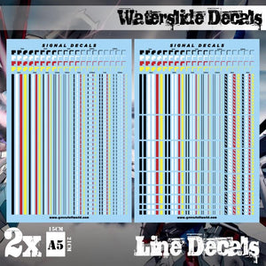 GSW Waterslide Decals - Lines GSW Hobby Green Stuff World 