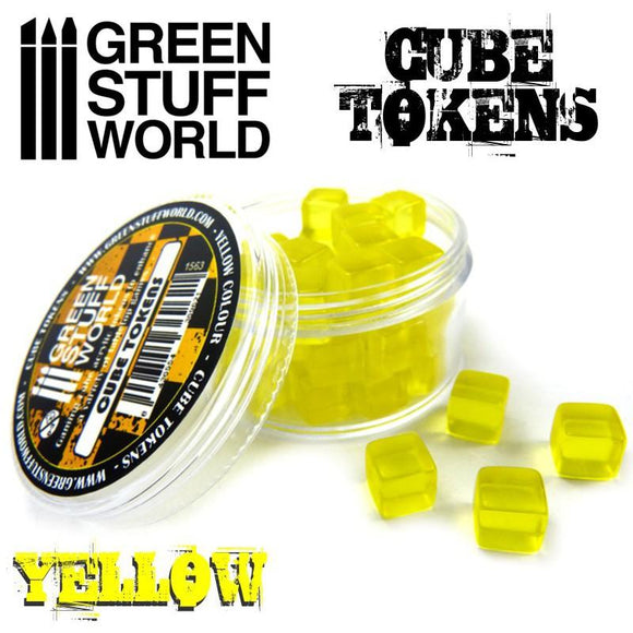GSW Yellow Cube tokens GSW Hobby Green Stuff World 