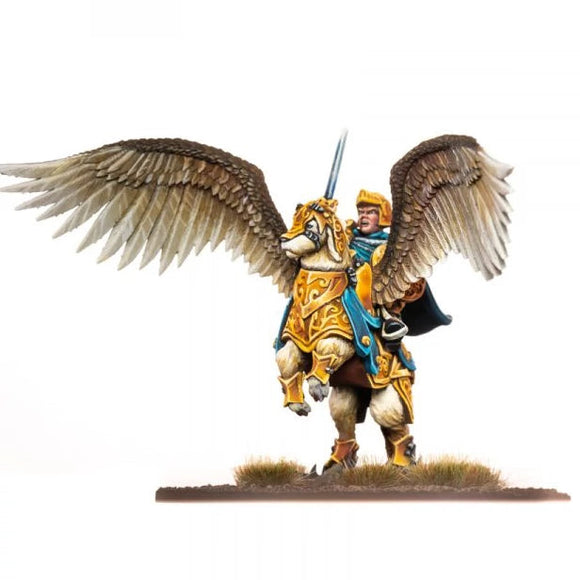 Halfling General on Winged Aralez (Muster Captain) Halfling Mantic Games 