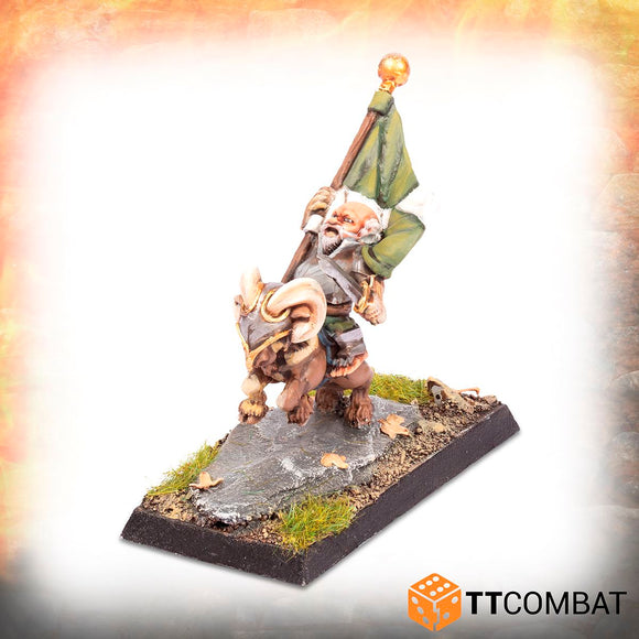 Halfling Goat Rider Battle Standard Bearer Halfling Army TTCombat 