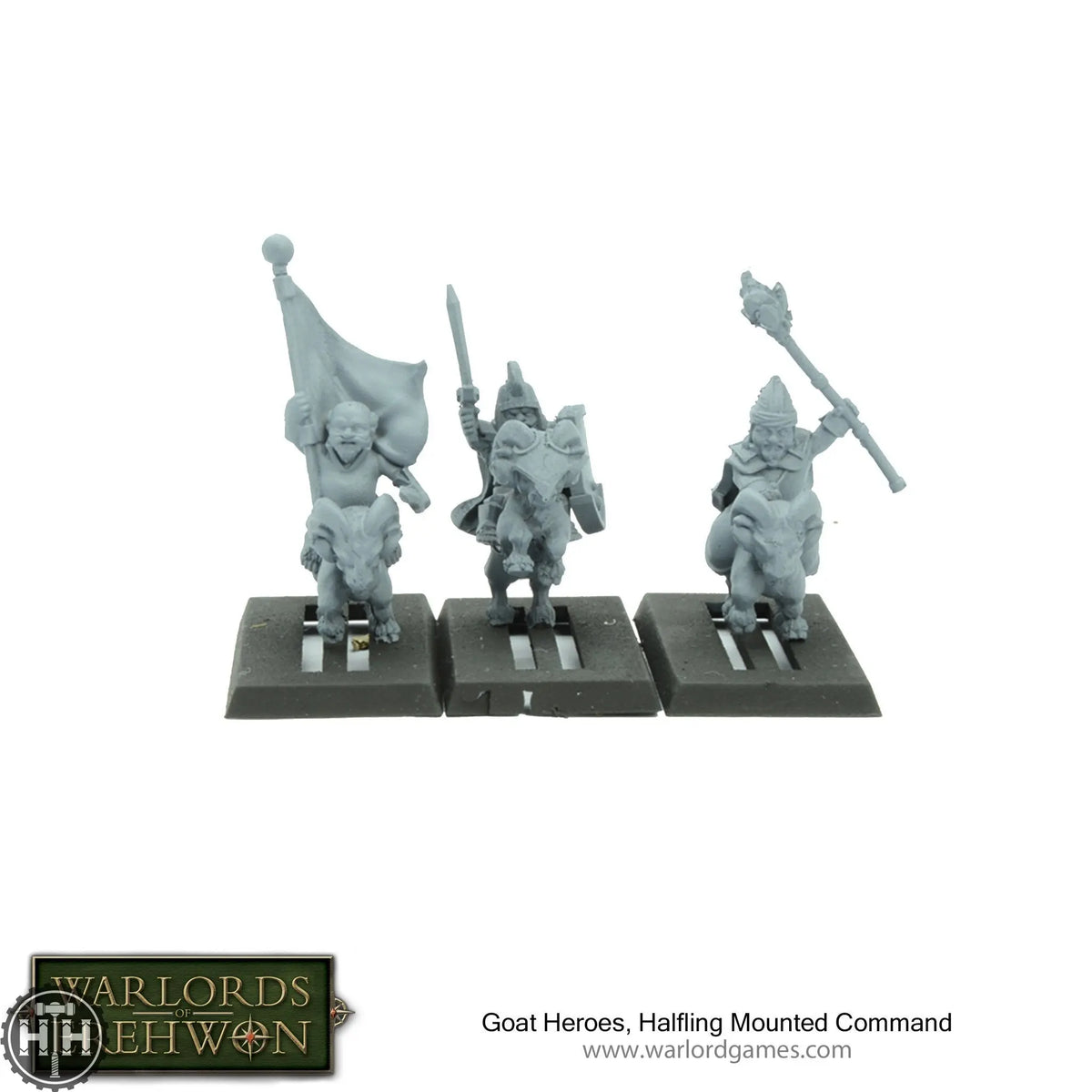 HammerHouse | Halfling Goat Rider Heroes & Command by Warlord Games at ...