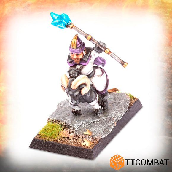 Halfling Goat Rider Light Wizard Halfling Army TTCombat 