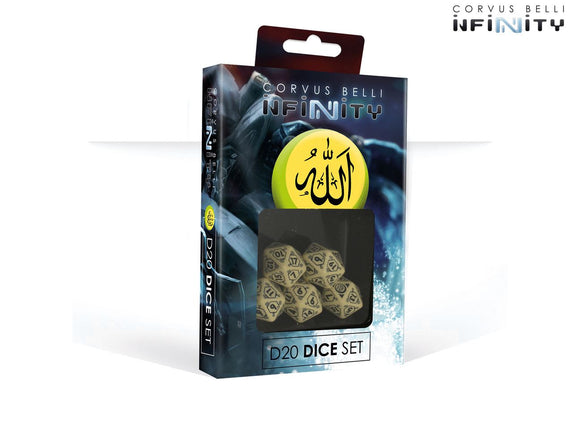 Haqqislam D20 Dice Set Infinity Corvus Belli