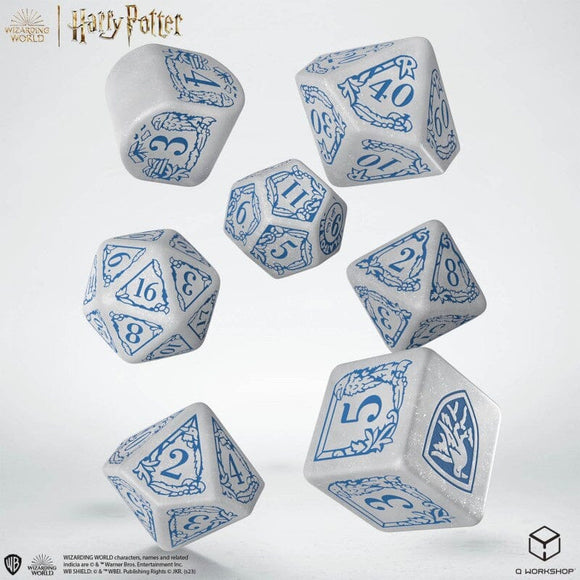 Harry Potter: Ravenclaw Modern Dice Set - White Dice Sets Q-Workshop 