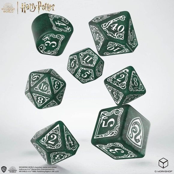 Harry Potter: Slytherin Modern Dice Set - Green Dice Sets Q-Workshop 