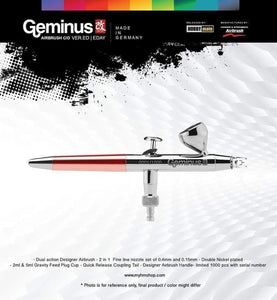 H&S Geminus Airbrush Air Brush Harder & Steenbeck 