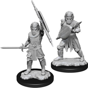 Human Fighter Male D&D RPG Miniatures Wizkids 