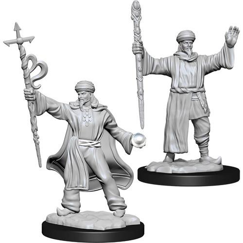 Human Wizard Male D&D RPG Miniatures Wizkids 