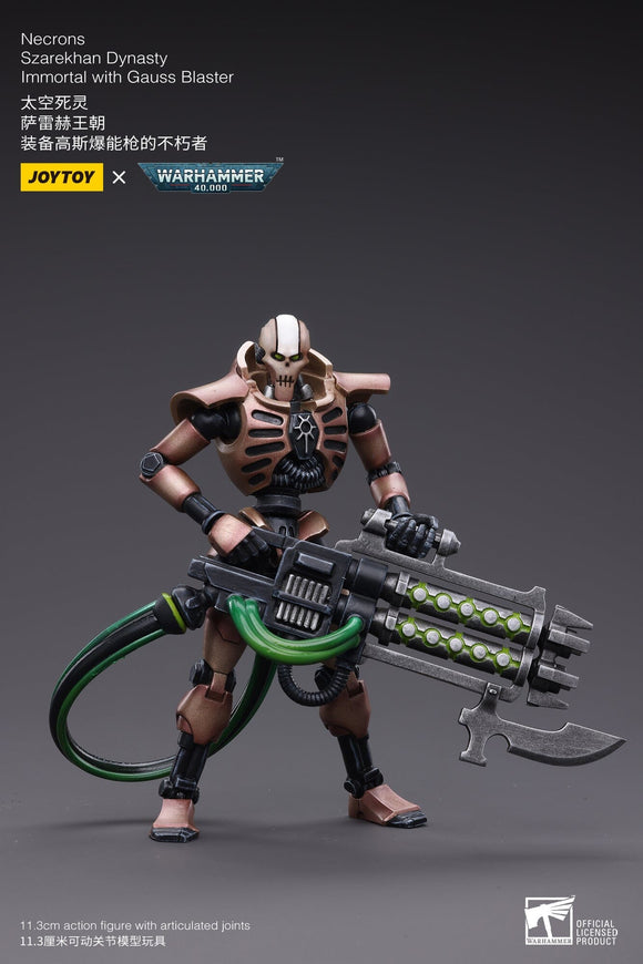 JoyToy Necrons Szarekhan Dynasty lmmortal with Gauss Blaster (Set of 2) Action Figures JoyToy 