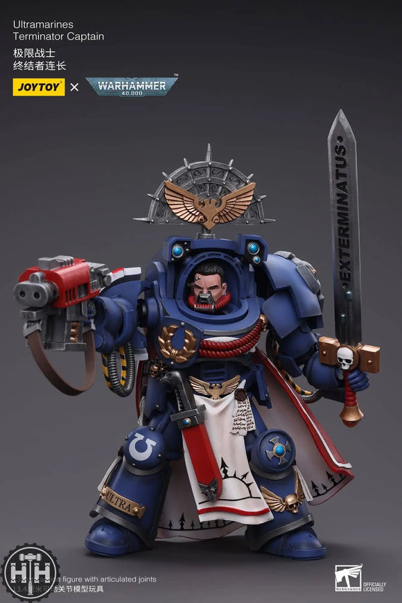 Joytoy Warhammer 40K Ultramarines Captain in Terminator Armour 14cm Joytoy Warhammer 40K Ultramarines Captain in Terminator Armour 14cm