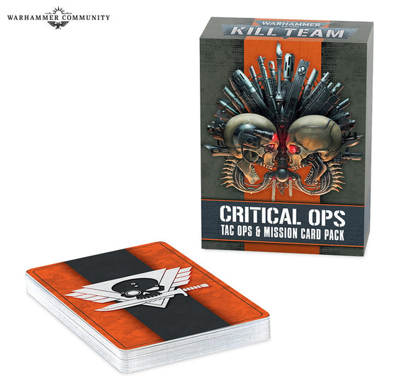 Kill Team: Critical Ops, Tactical Ops Mission Cards Kill Team Games Workshop 