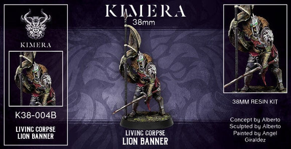 Kimera - Living Corpse Lion Banner 38mm Figure Kimera 